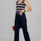 PANTALON DENIM BOTONES DORADOS
