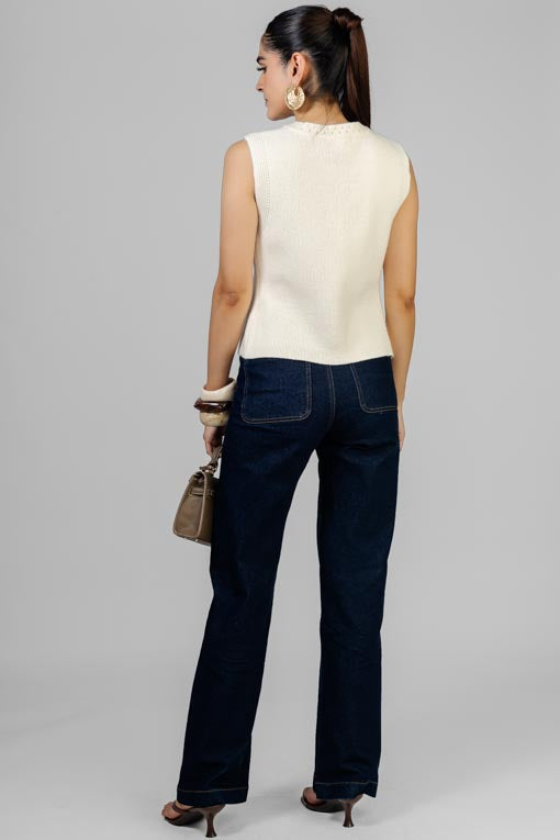 BLUSA TEJIDO BOTONES SOL