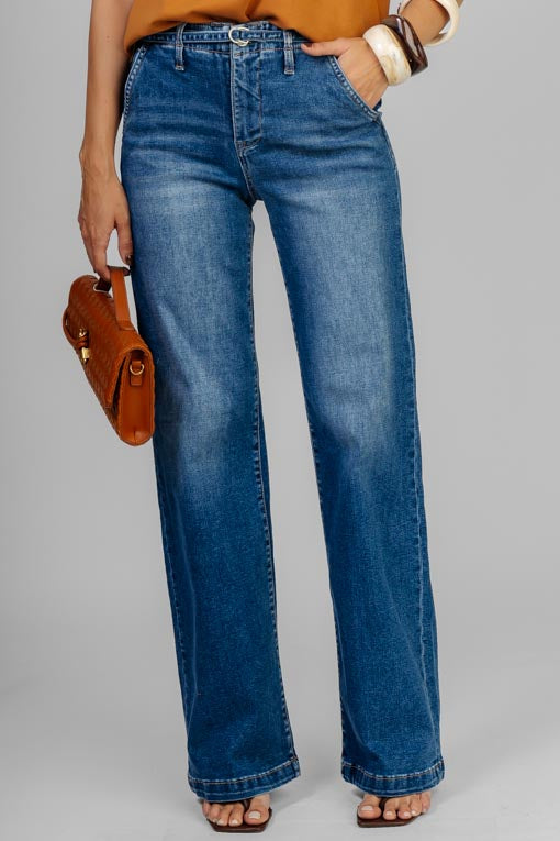 PANTALON DENIM CINTO DELGADO
