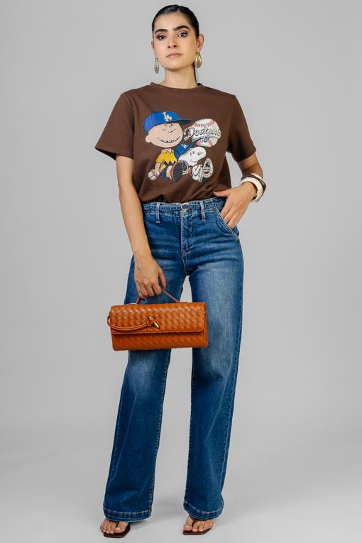 PLAYERA ILUSTRACION CON PERLAS