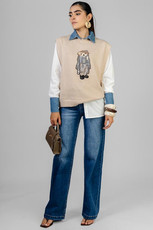 CAMISA CHALECO OSO
