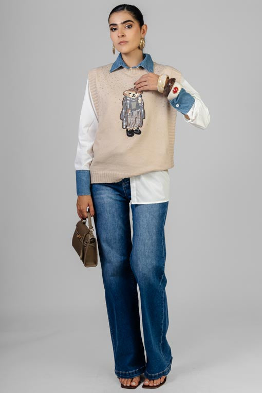 CAMISA CHALECO OSO