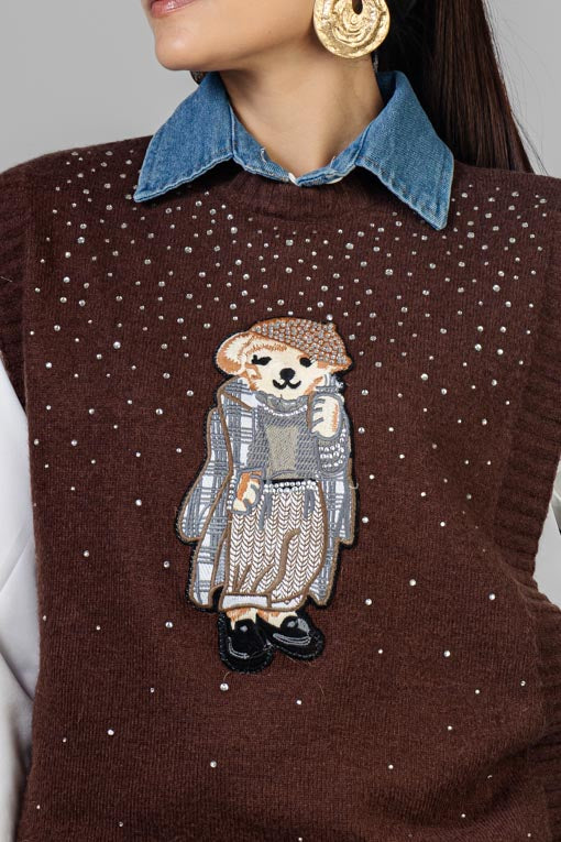 CAMISA CHALECO OSO