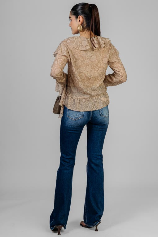 BLUSA VOLANTES FLORAL