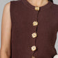 BLUSA TEJIDO BOTONES SOL