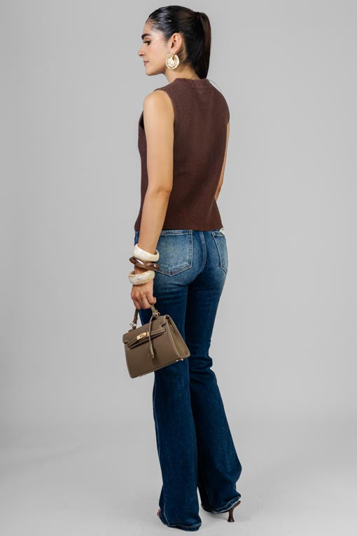 BLUSA TEJIDO BOTONES SOL