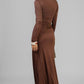 VESTIDO CAFE CINTO