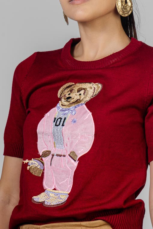 BLUSA OSO ROSA