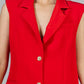 CONJUNTO CHALECO LARGO ROJO