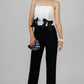 CONJUNTO TOP STRAPLESS MOÑOS