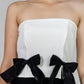 CONJUNTO TOP STRAPLESS MOÑOS