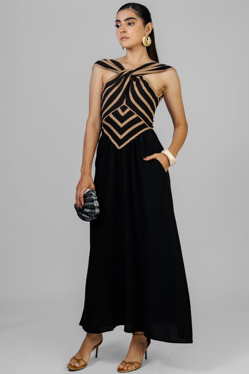 VESTIDO RAYA NUDO