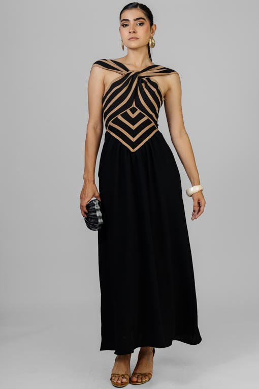 VESTIDO RAYA NUDO