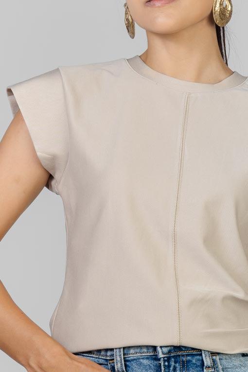 BLUSA FRUNCES COSTADO
