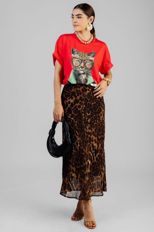 FALDA ANIMAL PRINT