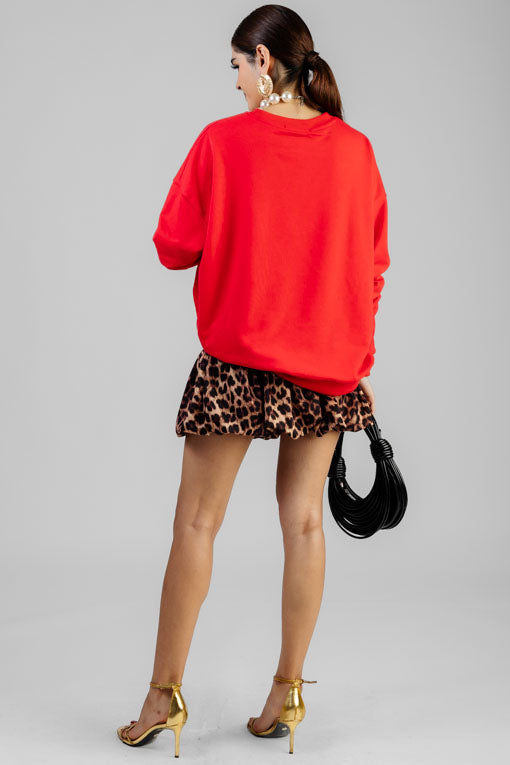 FALDA GLOBO ANIMAL PRINT