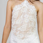 VESTIDO BLANCO LACE SATIN