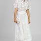 CONJUNTO BLANCO CON FLORES