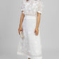 CONJUNTO BLANCO CON FLORES