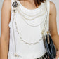 BLUSA BLANCA CON PERLAS