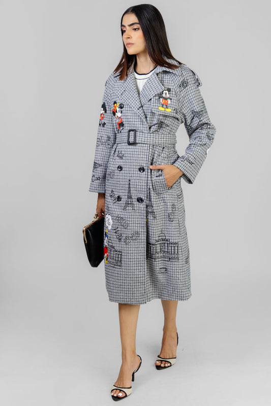 GABARDINA ESTAMPADO POP
