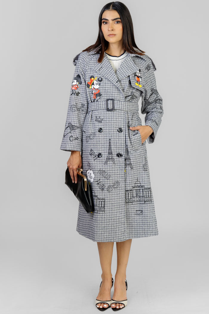GABARDINA ESTAMPADO POP