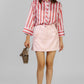 BLUSA A RAYAS ROJAS
