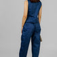 CONJUNTO AZUL ESTILO MILITAR