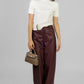 PANTALON RECTO VINO