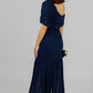 VESTIDO LARGO DRAPEADO HEBILLA