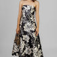 VESTIDO STRAPLESS FLORES