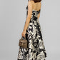 VESTIDO STRAPLESS FLORES
