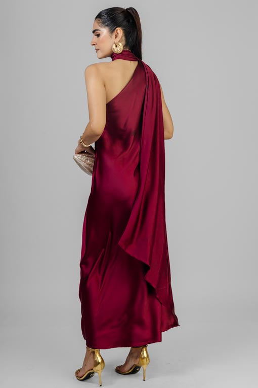 VESTIDO SATIN LAZADA