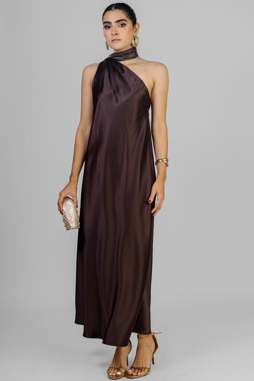 VESTIDO SATIN LAZADA