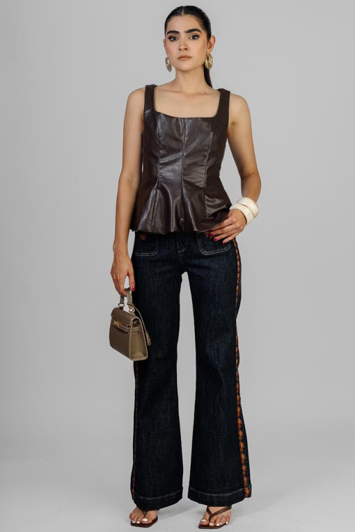 PANTALON FLORES COSTADO