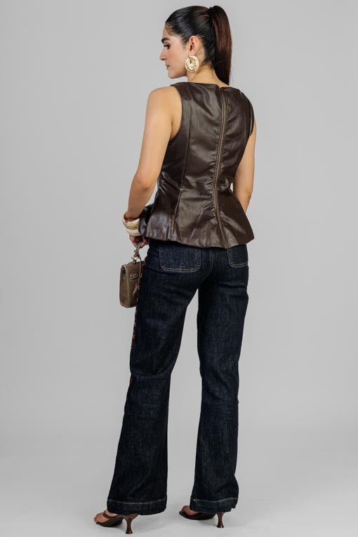 PANTALON FLORES COSTADO