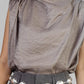 BLUSA SATINADA CUELLO ALTO