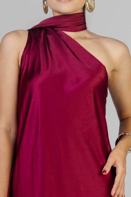 VESTIDO SATIN LAZADA