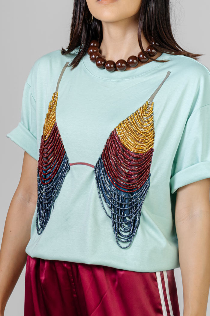 BLUSA CON PEDRERíA