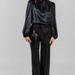 PANTALÓN NEGRO CON BRILLOS