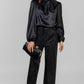 PANTALÓN NEGRO CON BRILLOS