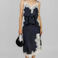 CONJUNTO NEGRO CON ENCAJE