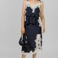 CONJUNTO NEGRO CON ENCAJE