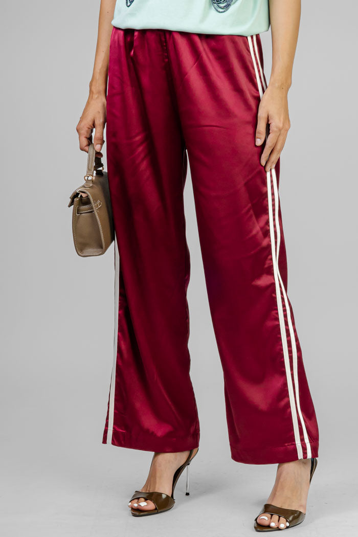 PANTALÓN SATINADO LÍNEAS LATERALES