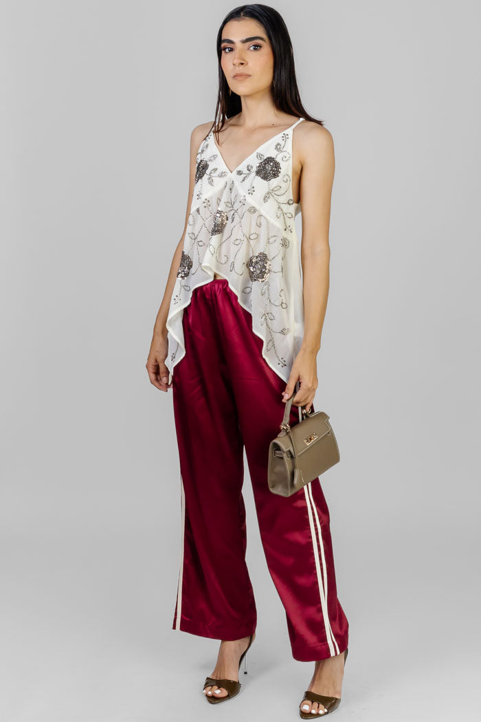 BLUSA LENCERA BORDADA