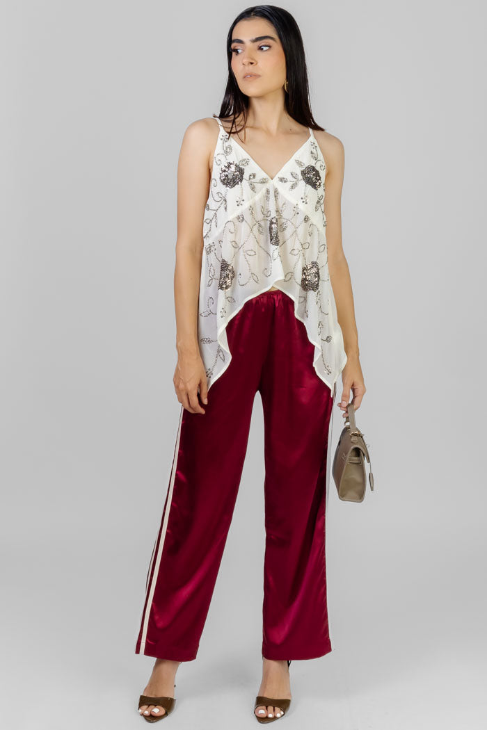 BLUSA LENCERA BORDADA