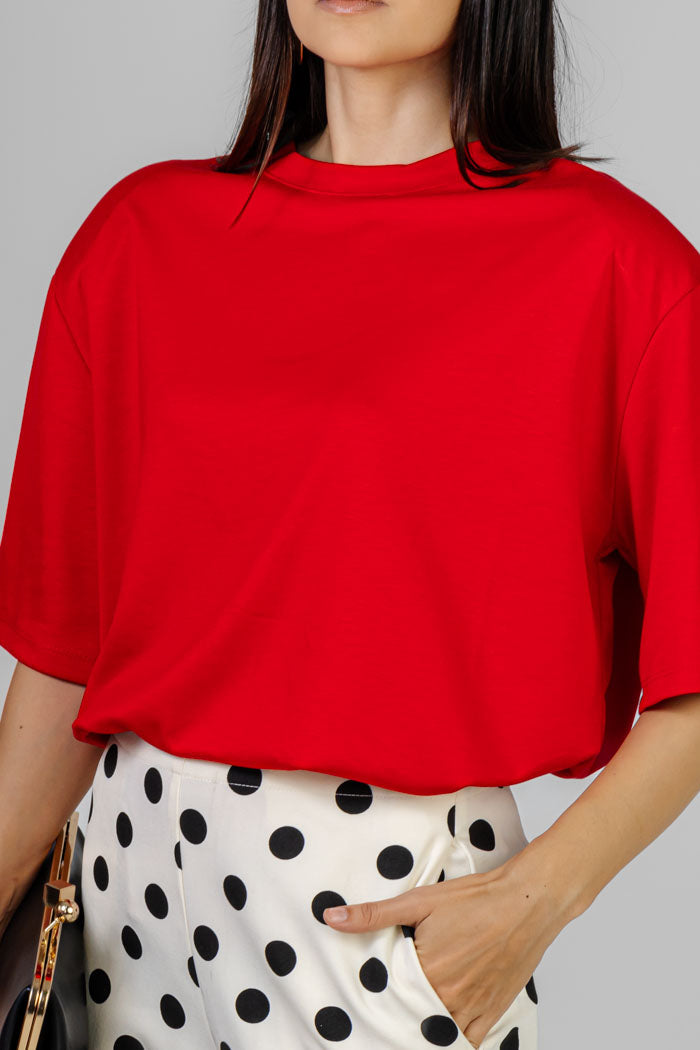 BLUSA ROJA CORAZÓN ESPALDA