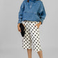 CHAQUETA DENIM CIERRE MEDIO