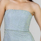 VESTIDO LARGO CON PEDRERÍA