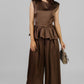 CONJUNTO PEPLUM SATINADO